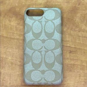 Coach iphone 7 or 8 plus phone case